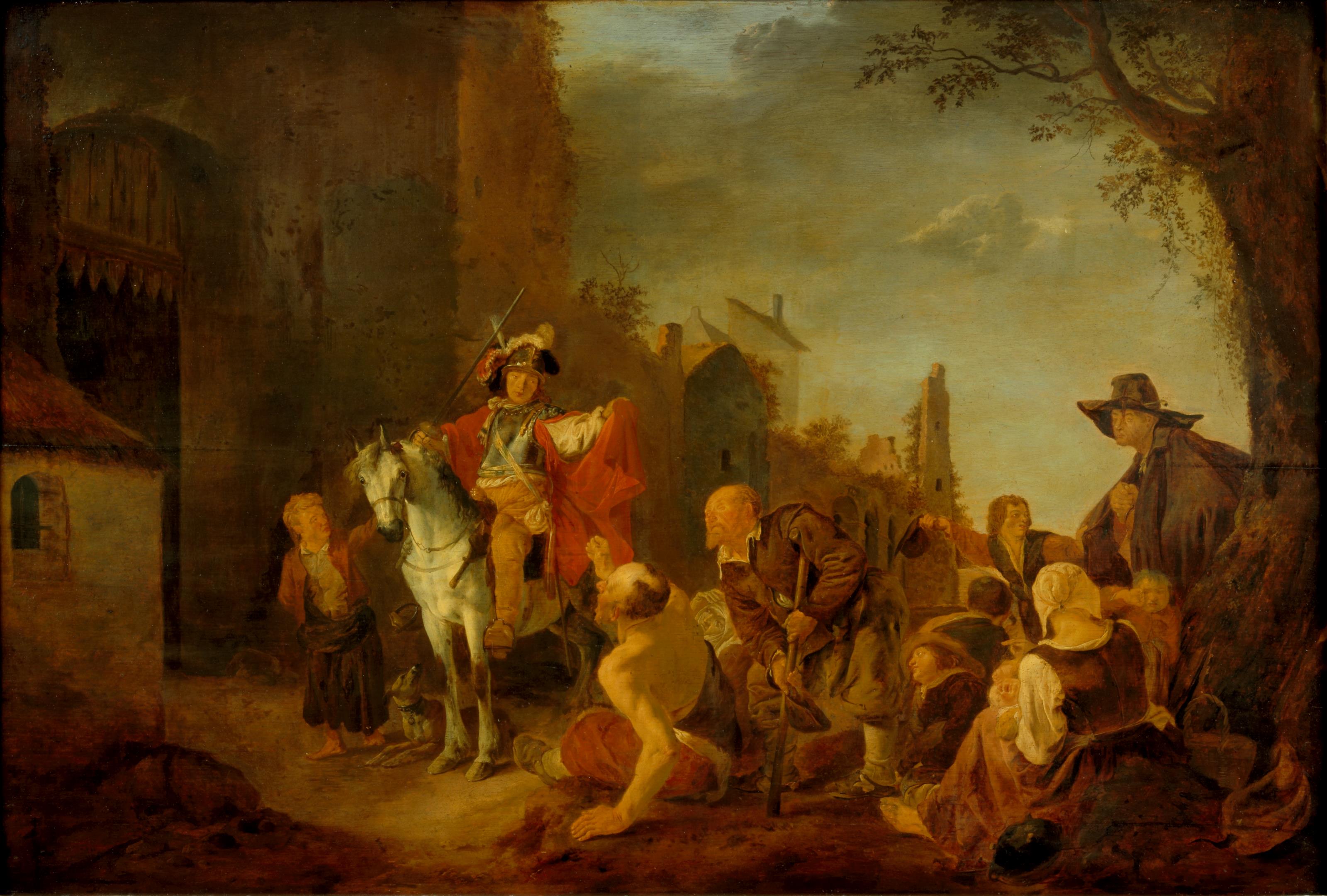 Maerten Stoop. De heilige Martinus temidden der armen, circa 1640 foto Ernst Moritz